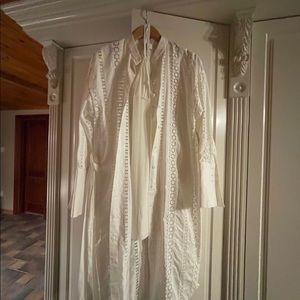 Zimmerman midi white dress Brand new